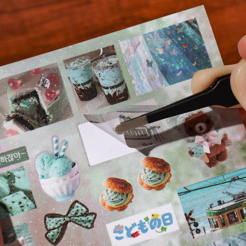 Embellishments For Scrapbooking - Livro de Adesivos Temático de Loja