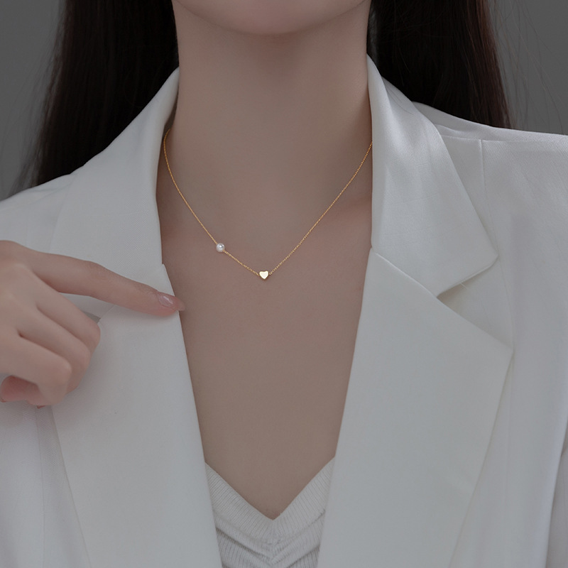 Trustdavis real 925 prata este - Pearl Trim Chain avaliação e preço